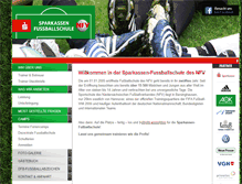 Tablet Screenshot of nfv-fussballschule.de